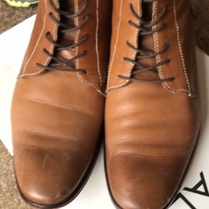 Men’s Cognac dress boots